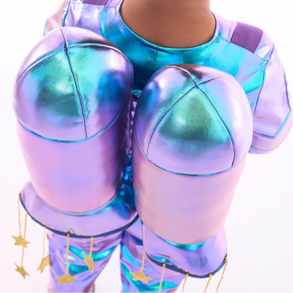 Pottery Barn Kids Shiny Blue and Purple Astronaut Costume - Picture 7 of 16